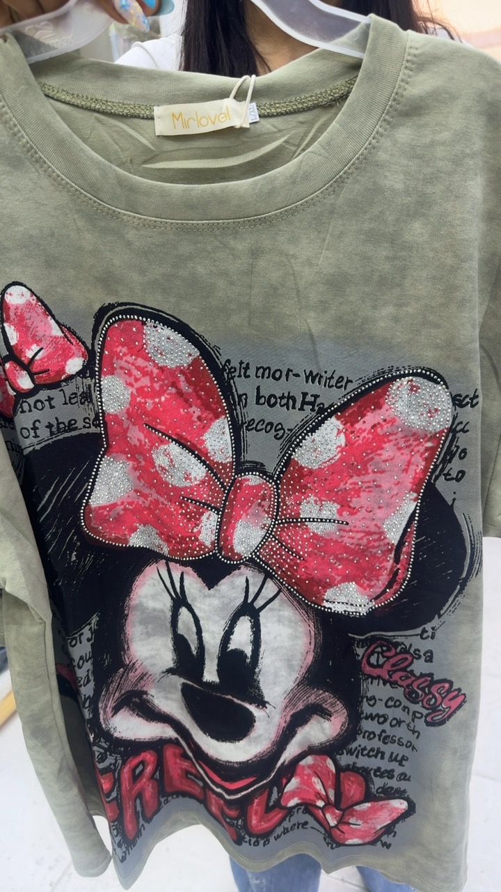 Blusa mickey mezclilla 